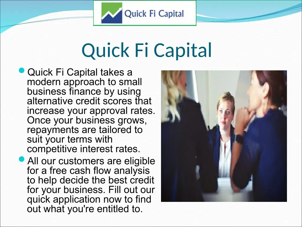 quick fi capital quick fi capital takes a modern
