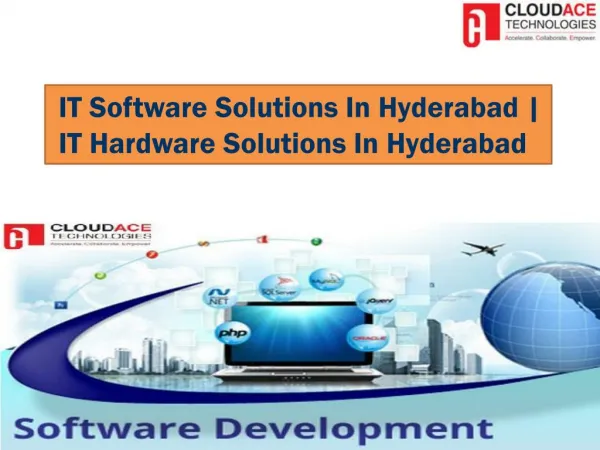 IT Software Solutions In Hyderabad