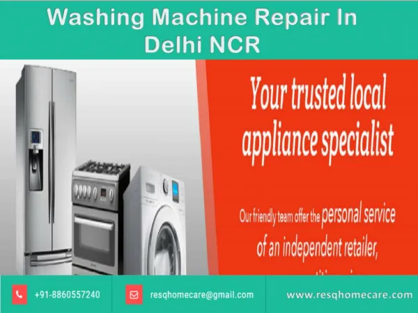 Maintain proper appearance with Washing Machine Repair in Delhi NCR
