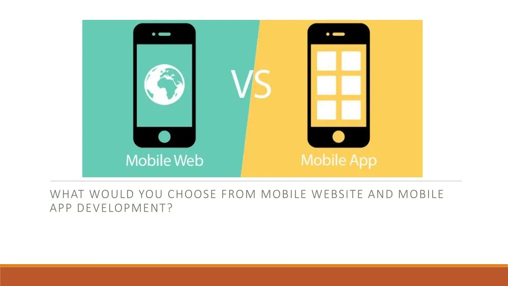 what would you choose from mobile website