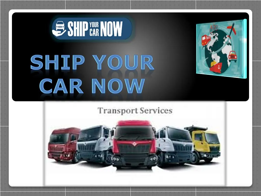 ship your car now