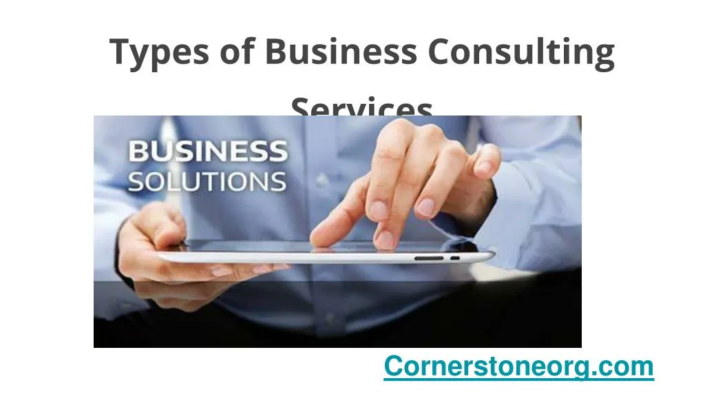 types of business consulting services