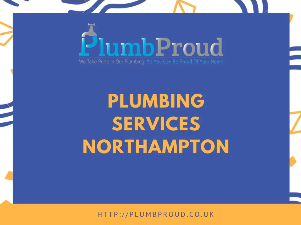 plumbing services northampton
