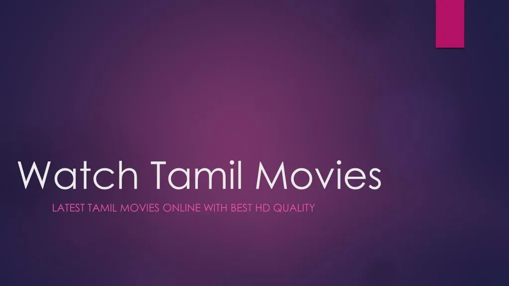 watch tamil movies