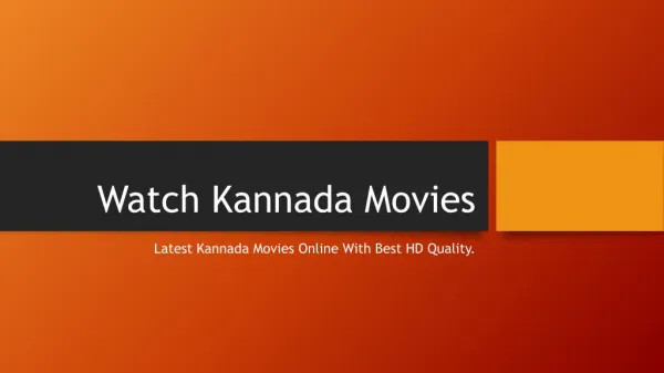 Kannada Movies | Watch Latest Kannada Movies Online