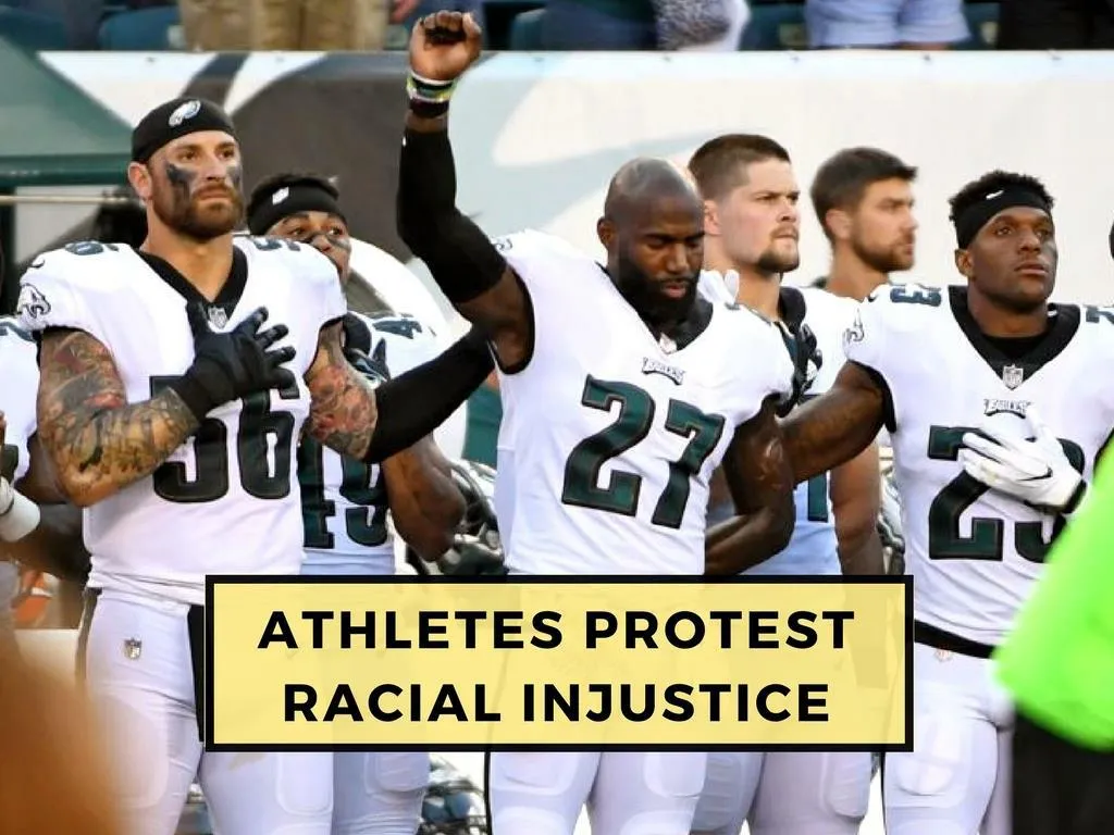 athletes protest racial injustice
