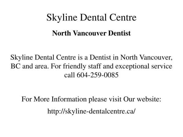 North Vancouver Dentist