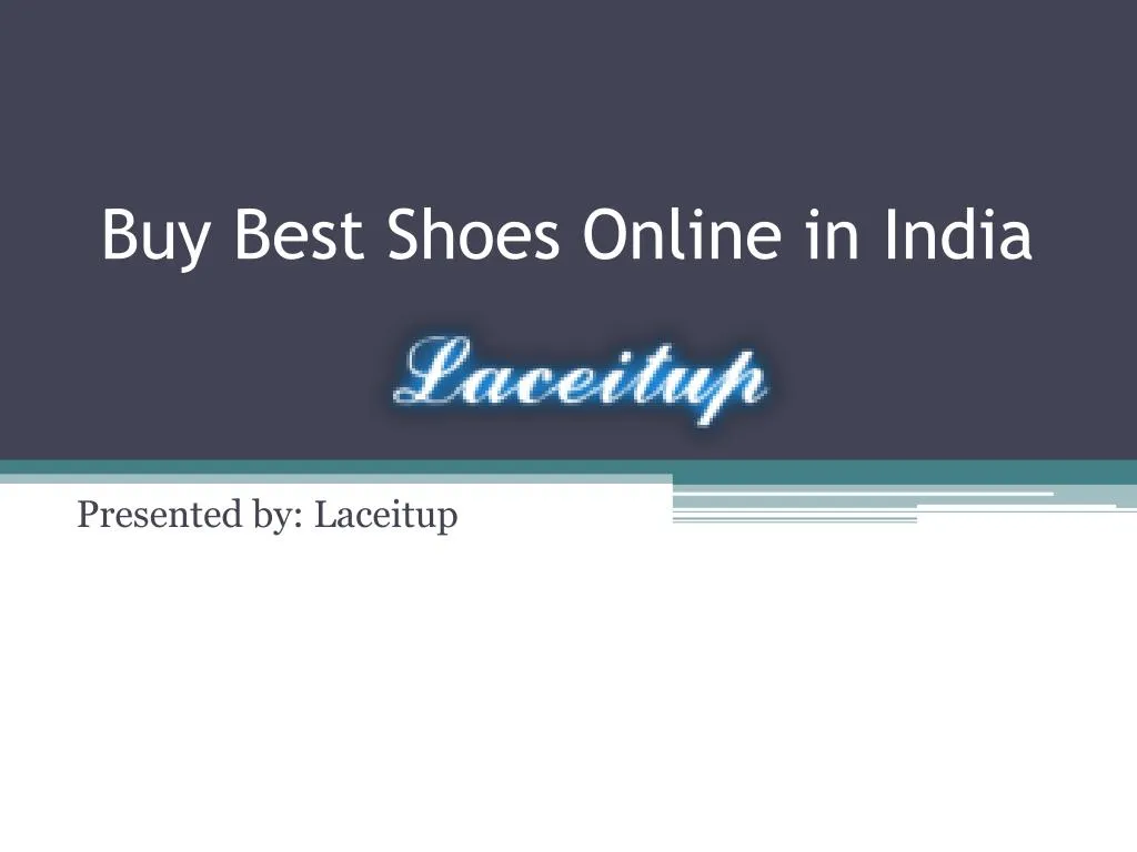 buy best shoes online in india