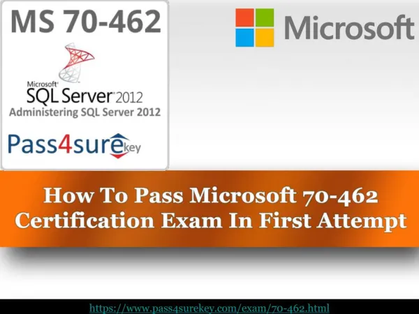 how to pass microsoft 70 462 certification exam