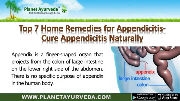 Top 7 Home Remedies for Appendicitis- Cure Appendicitis Naturally
