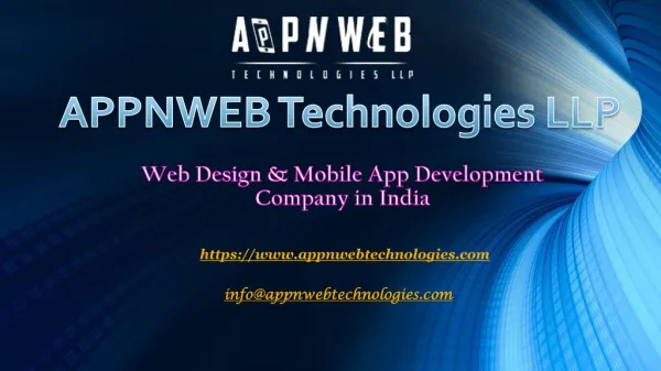 Website Design & Mobile App Development Company in India