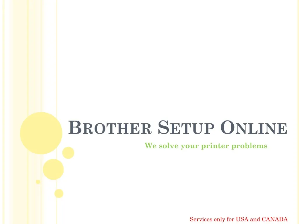 b rother s etup o nline we solve your printer