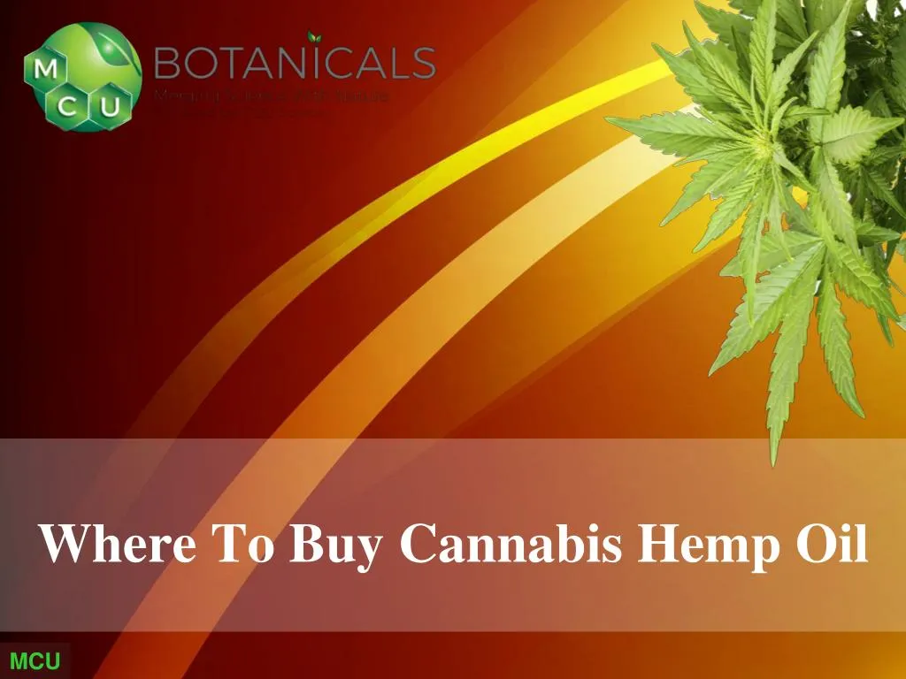 where to buy cannabis hemp oil