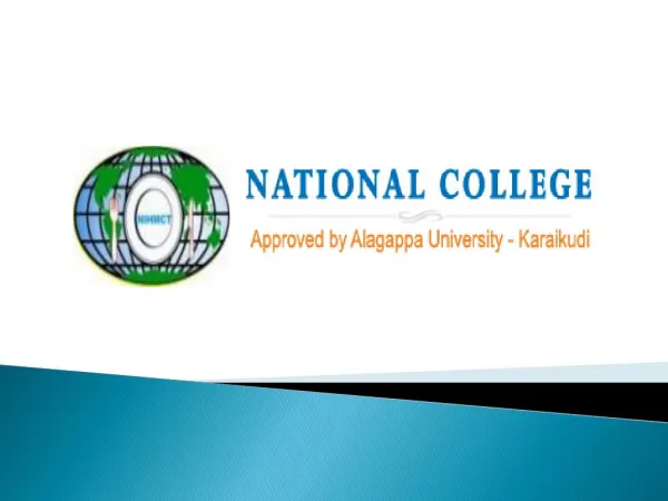 National Institute of Hotel Management and Catering Technology Karaikudi, Tamilnadu, India