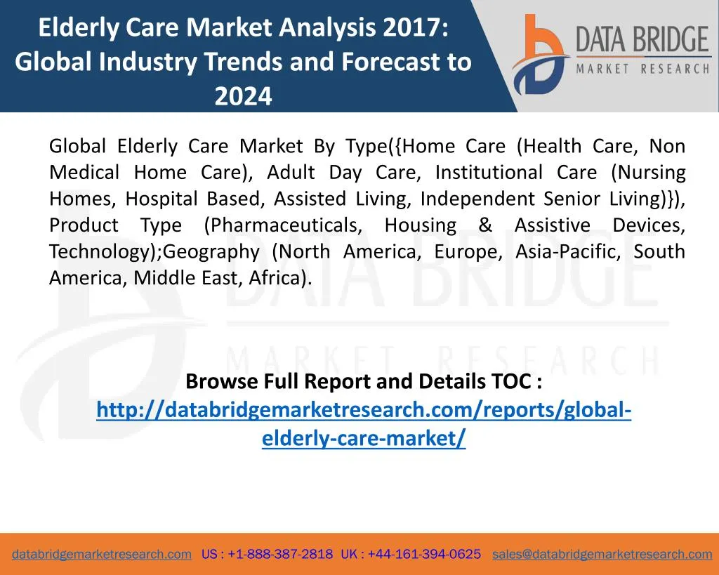 elderly care market analysis 2017 global industry