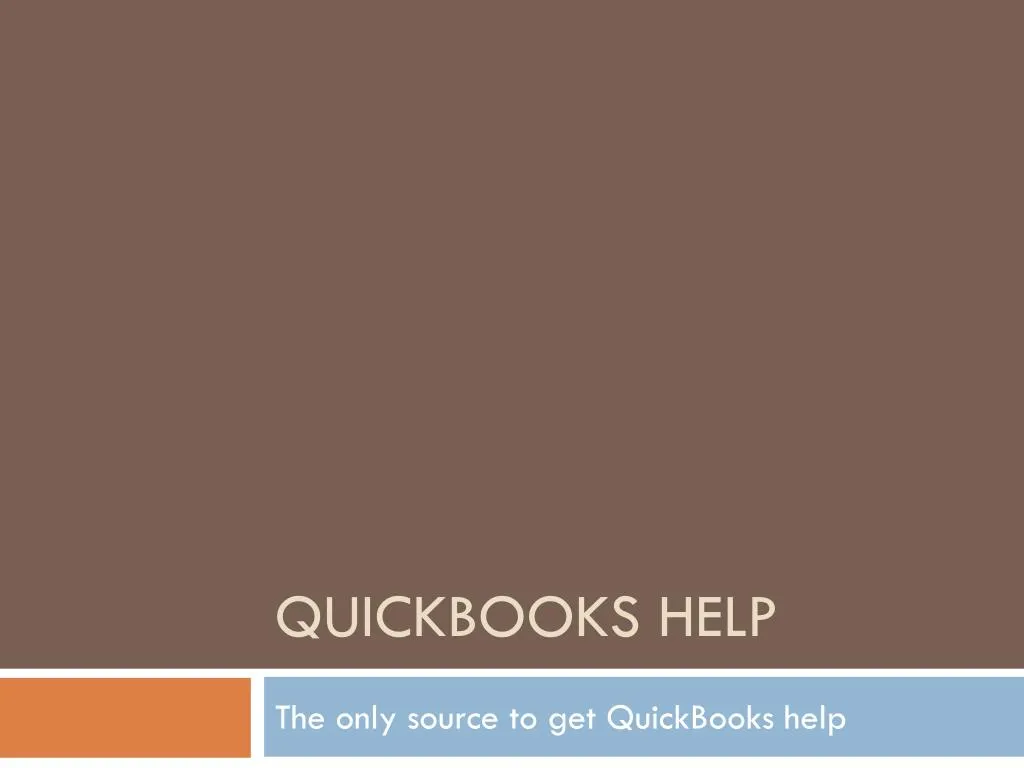 quickbooks help