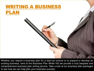 Startup Business Plan - slide 1