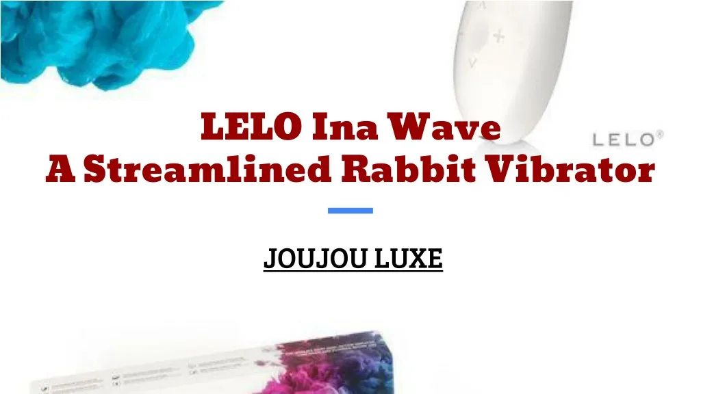lelo ina wave a streamlined rabbit vibrator