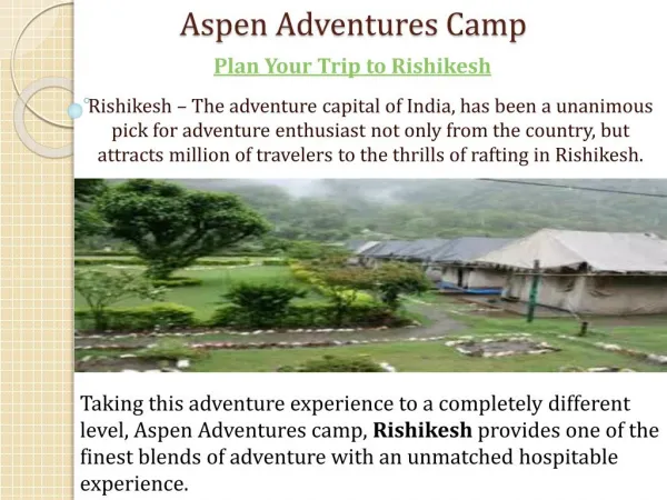 One of the Leading Adventure Tour Operators in India