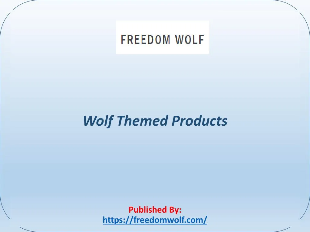 wolf themed products published by https freedomwolf com