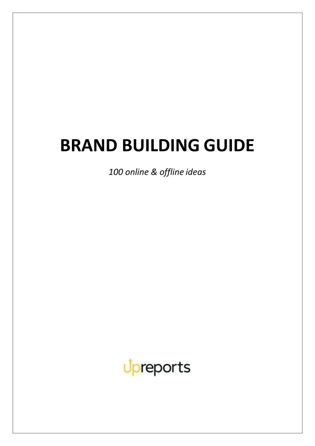 brand building guide