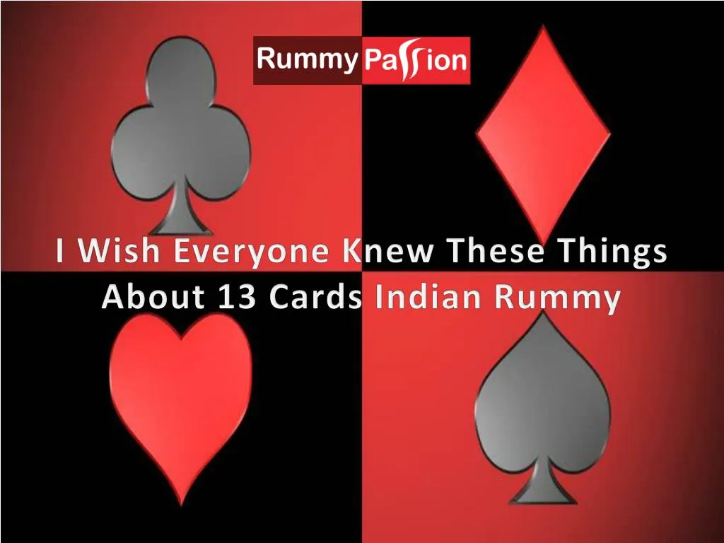 i wish everyone knew these things about 13 cards