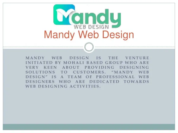 Web Design Company - Mandy Web Design