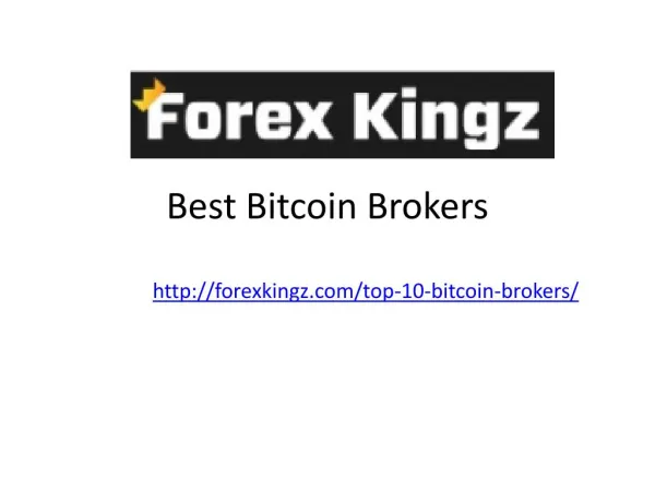 Best Bitcoin Brokers