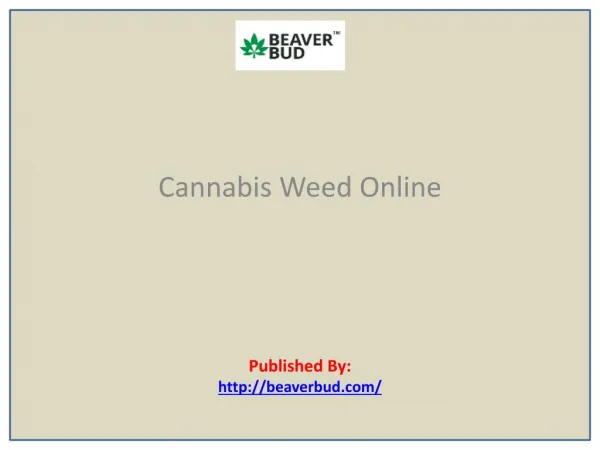 Cannabis Weed Online