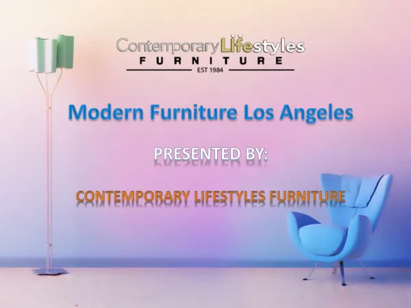Modern Furniture Los Angeles