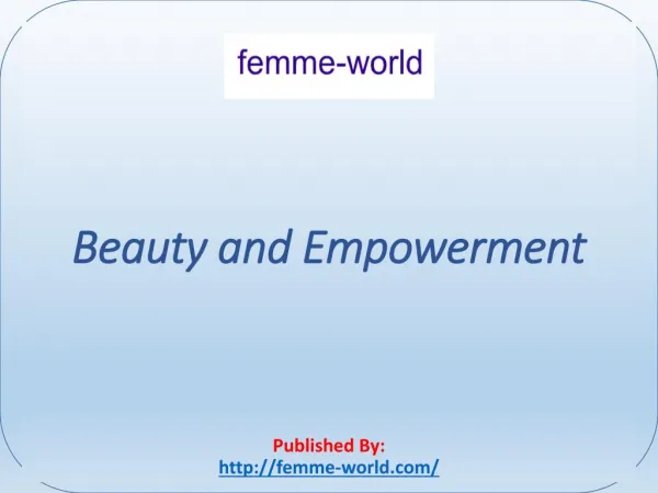 Beauty and Empowerment