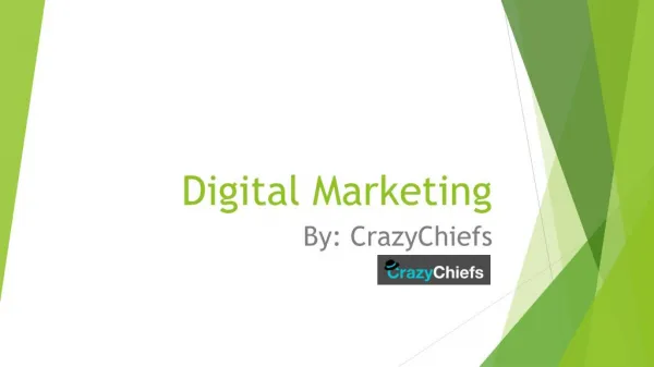 Best Internet Marketing Company | Digital Marketing Agency - CrazyChiefs
