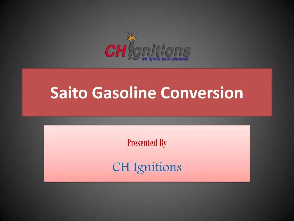 saito gasoline conversion