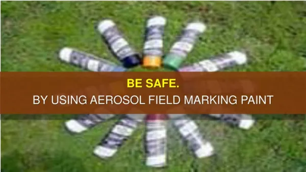 Aerosol Marking Paint
