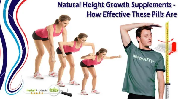 Natural Height Growth Supplements - How Effective These Pills Are