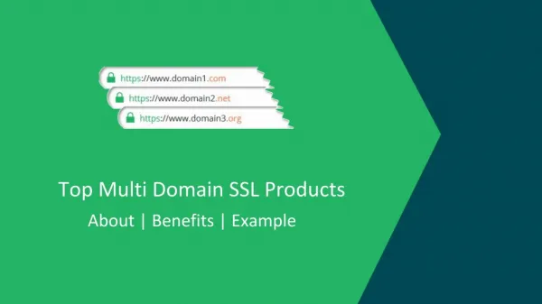 Best Multi-Domain SSL certificates