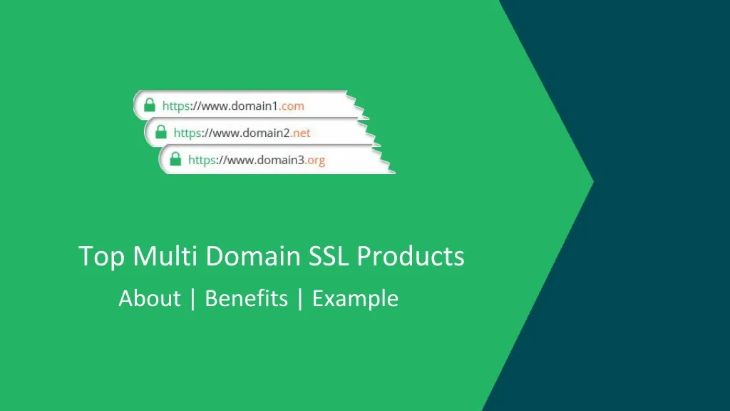 top multi domain ssl products