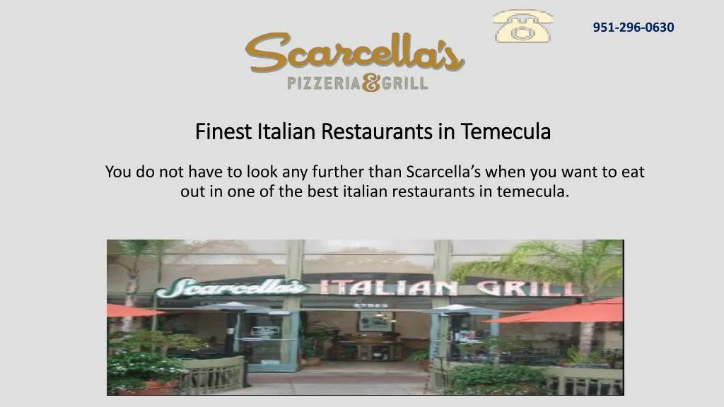 finest italian restaurants in temecula