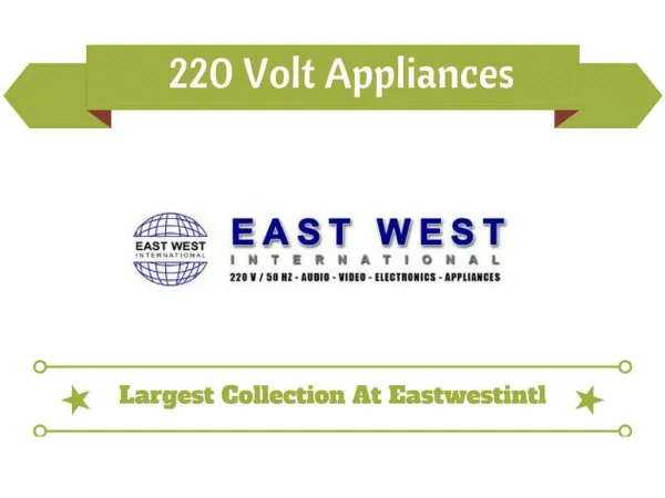220 Volts Electronic Online Store