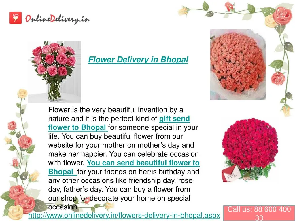flower delivery in bhopal