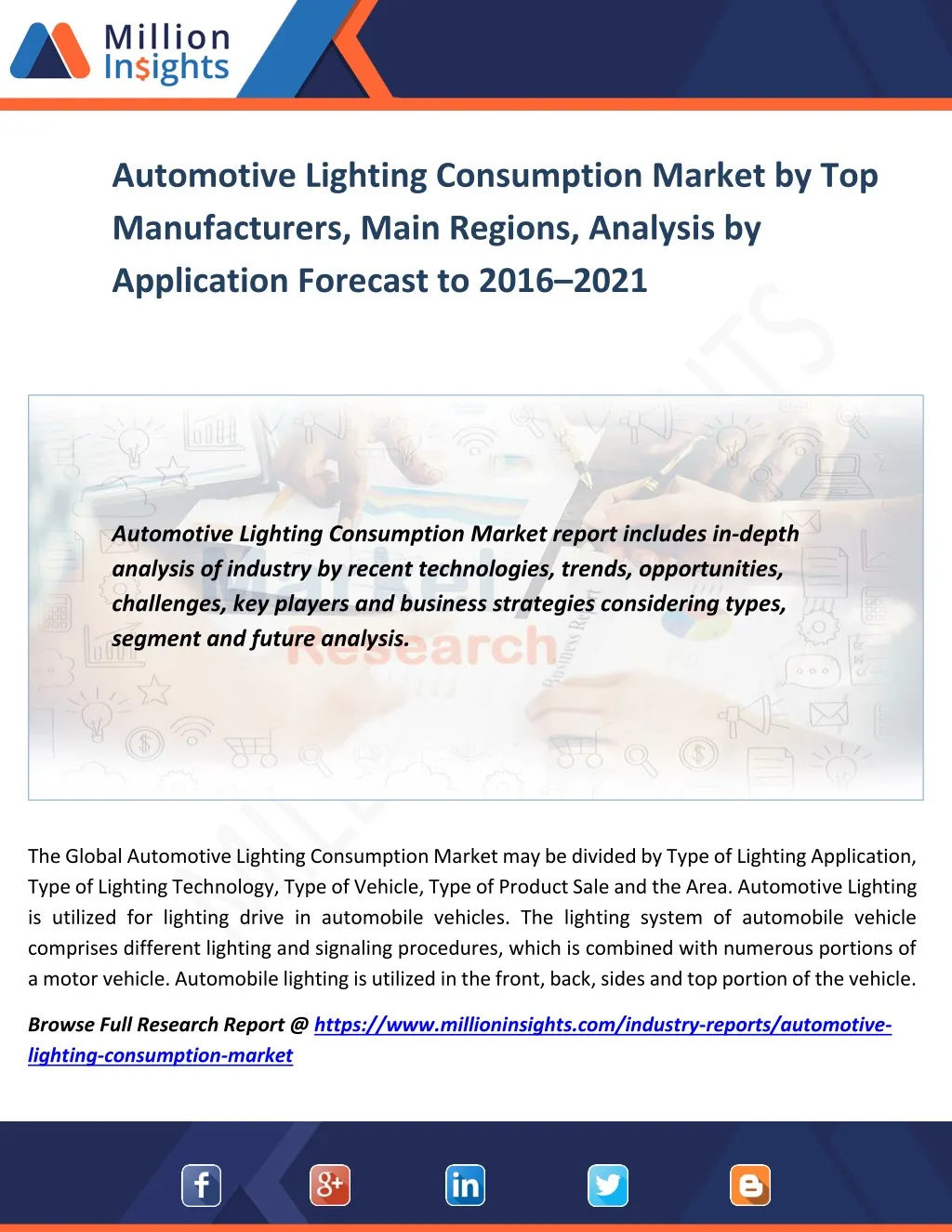 automotive lighting consumption market