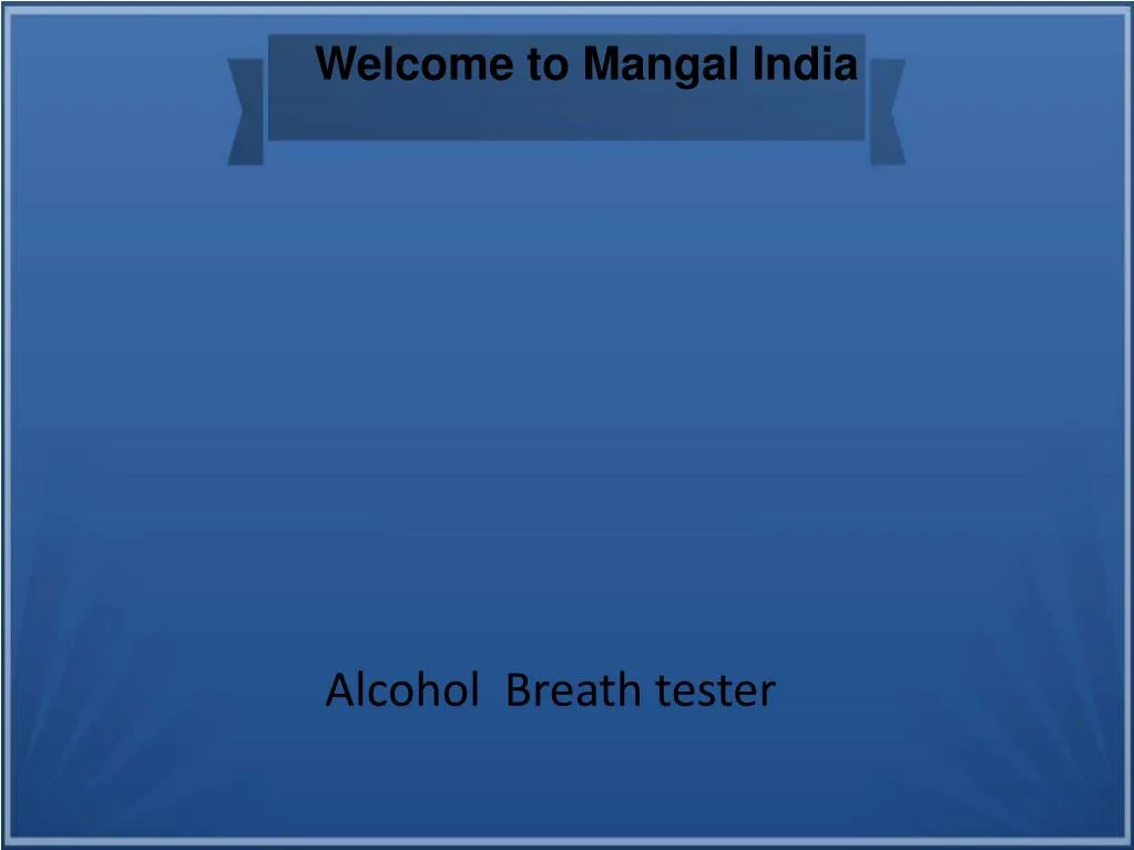 alcohol breath tester