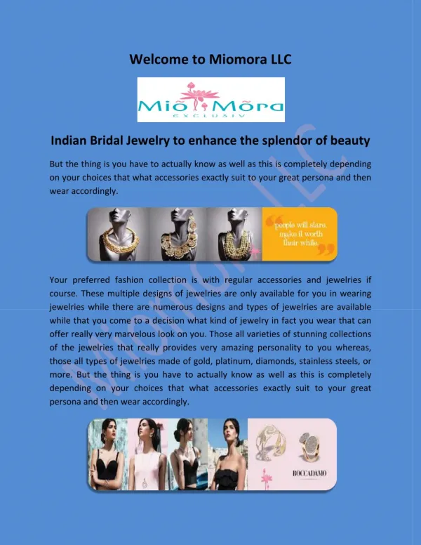 Indian Bridal Jewelry to enhance the splendor of beauty