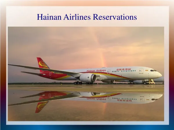Hainan airlines | Customer Service phone number