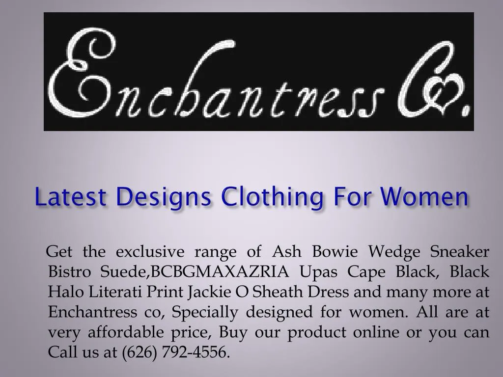 latest designs clothing for women