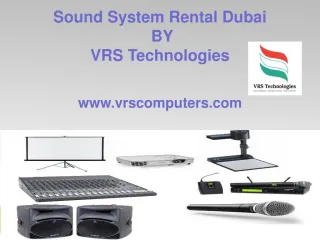 sound system rental Dubai - slide 1