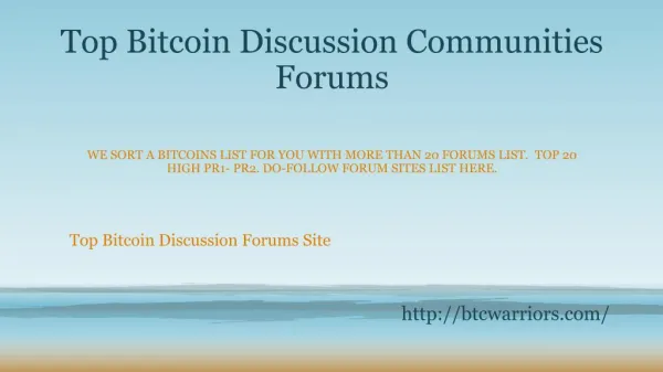 Best Cryptocurrency Forums uk