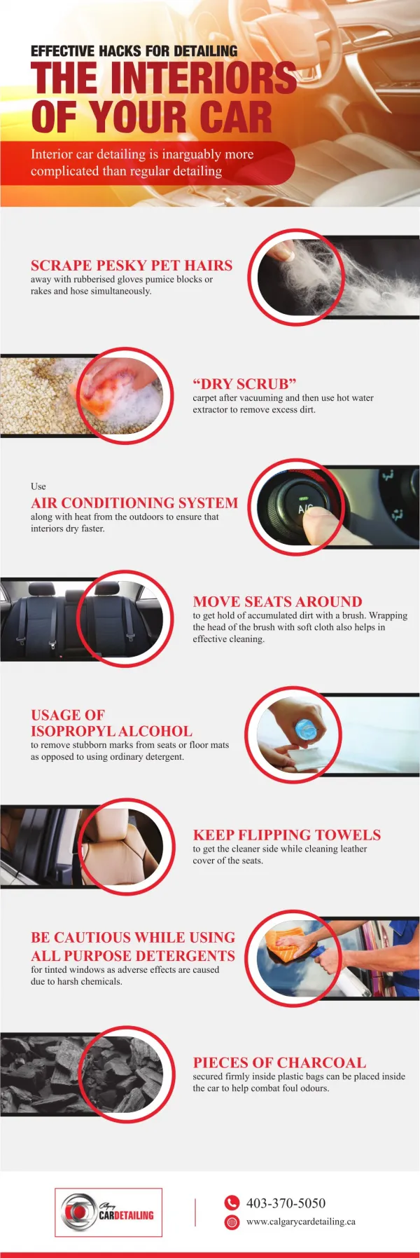 A Few Effective Hacks For Detailing The Interiors Of Your Car