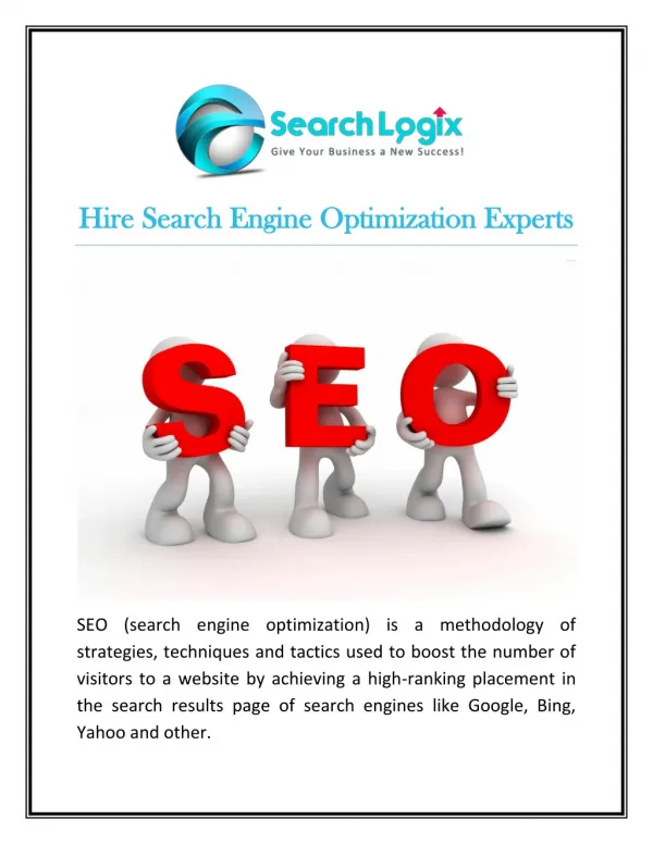 Hire Search Engine Optimization Experts | eSearch Logix