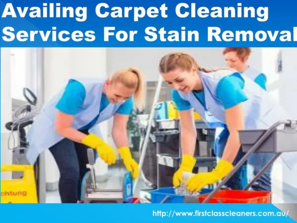 Steps To Be Taken Before Availing Carpet Cleaning Services For Stain Removal